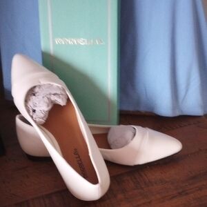 Marabella White Loafer Shoes